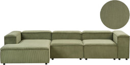 ARDAL - Vierzitsbank - Groen - Rechtszijdig - Corduroy