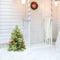 Kerstboom 24 inch Prelit 2 Set Pathway Veranda Kerstbomen Pre-Light LED Batterij Werkt Outdoor Xmas