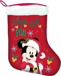 Arditex Kerstsok Mickey 42 Cm Polyester Rood