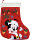 Arditex Kerstsok Mickey 42 Cm Polyester Rood