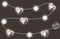 Arditex Lichtsnoer Frozen Warm Wit 10 Leds 165 Cm Wit