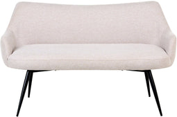 ARENDAL - Eetkamerbank - Beige - Polyester