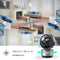 Arenti DOME1 - Beveiligingscamera Voor Binnen - Wi-Fi-camera - 2K Ultra HD - Zwart - Pan Tilt - Beweegbaar - Beweeg en Geluidsdetectie