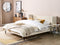 ARETTE - Tweepersoonsbed - Beige - 160 x 200 cm - Fluweel