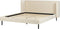ARETTE - Tweepersoonsbed - Beige - 160 x 200 cm - Fluweel