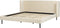 ARETTE - Tweepersoonsbed - Beige - 180 x 200 cm - Fluweel