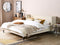 ARETTE - Tweepersoonsbed - Beige - 180 x 200 cm - Fluweel