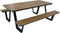 Arezzo picknickset rechthoek polywood teaklook