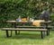 Arezzo picknickset rechthoek polywood teaklook