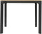 Arezzo tuintafel vierkant polywood teaklook 90x90 cm