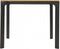 Arezzo tuintafel vierkant polywood teaklook 90x90 cm