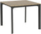 Arezzo tuintafel vierkant polywood teaklook 90x90 cm