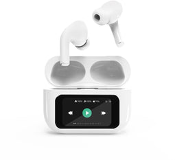 Gembird TWS-LCD-ANC-01-W - In-ear oordopjes - Actieve noise-cancelling - Wit