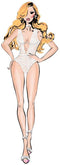 Gympak Bombshell Boudoir Wit L