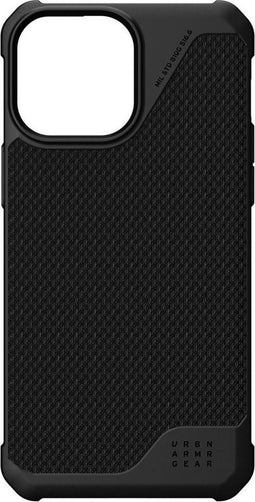 UAG - Metropolis backcover hoes - Geschikt voor iPhone 13 Pro Max - Zwart + Lunso Tempered Glass