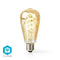 SmartLife LED Filamentlamp | Wi-Fi | E27 | 360 lm | 4.9 W | Warm to Cool White | Glas | Android / IO