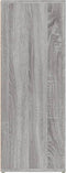 vidaXL - Dressoir - 80x30x80 - cm - bewerkt - hout - grijs - sonoma - eikenkleurig