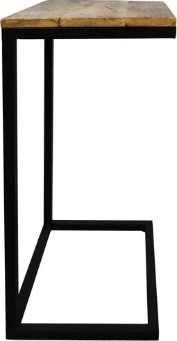 HSM Collection Read - Bijzettafel - Mangohout met metalen onderstel - Multikleur