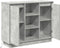 vidaXL - Dressoir - met - LED - Betongrijs - 90x32x75 - cm - Gelaagd - Hout
