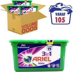 Ariel wasmiddel 3 in 1 pods color - 105 pods