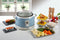 Ariete 2904/05 | Vintage Slowcooker & XL Rijstkoker | totaal 3.5 Liter inhoud | 700 Watt | warmhoudfunctie | Blauw