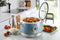 Ariete 2904/05 | Vintage Slowcooker & XL Rijstkoker | totaal 3.5 Liter inhoud | 700 Watt | warmhoudfunctie | Blauw