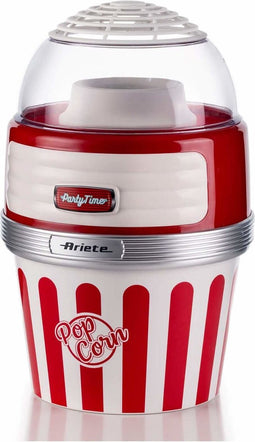 Ariete 2957/00 | 50's Style Popcornmachine | 1100 Watt | Bereidingstijd: 60 gram in 2 min | rood