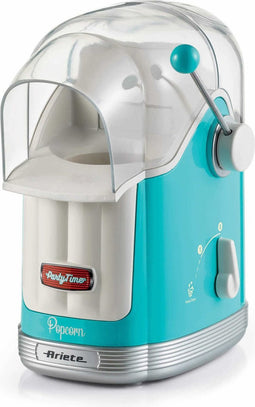 Ariete 2958/01 Popcorn Machine | Bereiding zonder vet | Hetelucht | Klaar in 3 min | blauw