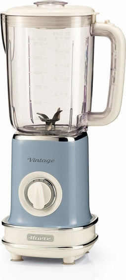 Ariete - Blender - 2 Snelheden en Pulse - Vintage Blauw