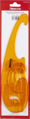Aristo burmesterset - set 3-delig - oranje transparant kunststof - AR-5039