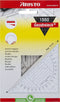 Aristo geodriehoek - 14 cm - flexibel - transparant - AR-1550