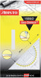 Aristo geodriehoek - 20 cm - met greep - transparant - AR-1555-2