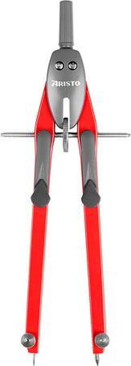 Aristo snelverstelpasser - Nature - passer 34 cm - Lava rood - AR552812