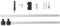 Aristo stokpasser - 2-delig - cirkels diameter 1280mm - compleet met toebehoren - AR-59000