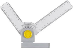 Aristo tekenhaak - lengte 10cm/12cm - met instelbare gradenboog - met inktnoppen - AR-7092