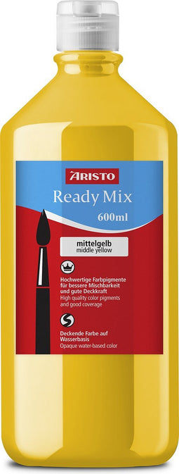Aristo verf - Ready Mix - acrylverf - 500ml - medium geel - AR-31150