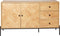ARIZONA - Sideboard - Lichthout/Zwart - MDF