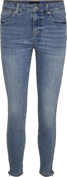 VERO MODA VMTILDE MR S ANK ZIP J VI3113 GA NOOS - Denim jeans - Mid rise - Licht blauw