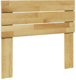vidaXL - Hoofdbord - 90 - cm - massief - hout - eiken