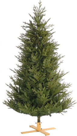 Arkansas Dark Green kunstkerstboom - 274 cm - Donkergroen - Ø168 cm - 5024 tips - Houten voet
