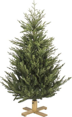 Arkansas kunstkerstboom - 152 cm - groen - Ø 114 cm - houten voet