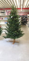 Arkansas kunstkerstboom - 213 cm - groen - Ø 142 cm - 2.846 tips - houten voet