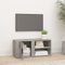vidaXL - Tv-meubel - 80x31,5x36 - cm - bewerkt - hout - betongrijs