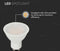 V-TAC VT-2333 LED Spots - GU10 Melkachtig 100° - IP20 - Wit - 2,9 Watt - 250 Lumen - 3000K