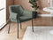 ARLA - Fauteuil - Groen - Polyester