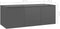 vidaXL - Tv-meubel - 80x34x30 - cm - bewerkt - hout - hoogglans - grijs