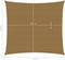 vidaXL - Zonnezeil - 160 - g/m² - 3,6x3,6 - m - HDPE - taupe