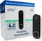 Arlo HD draadloze video deurbel met camera, 1 deurbel, wit