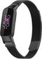 iMoshion Bandje Geschikt voor Fitbit Luxe Maat S - iMoshion Milanees magnetische band - Zwart