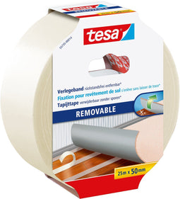 tesa REMOVABLE 55735-00014-11 Bevestigingstape Beige (l x b) 25 m x 50 mm 1 stuk(s)